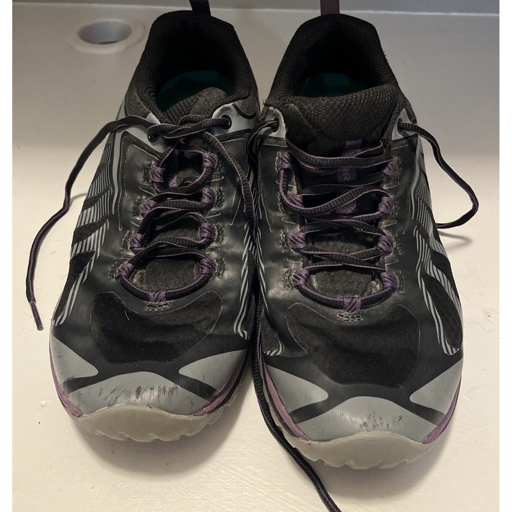 Merrell Siren Edge 3 Black Blackberry Waterproof Hiking Womens Shoes Size 8.5W